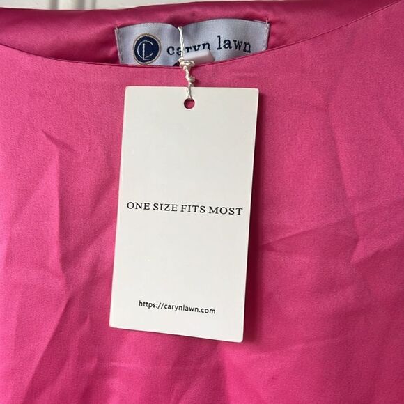 Relaxed body. Longer in back. One Size Fits MOST Shirt - Silk Pink  Shirt - NWT - Picture 2 of 4